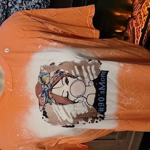 NWOT Bleached 90s Mom T - Picture 2 of 2